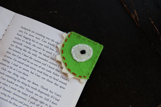 DIY Monster Bookmark