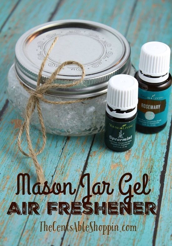 DIY Mason Jar Gel Air Freshener 6
