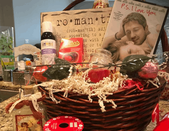 DIY Romantic Movie Night Redbox Gift Basket