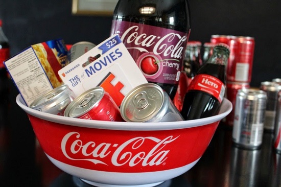 Coca Cola Movie Night Gift Basket