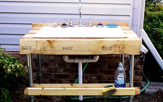 Customizable Outdoor Sink