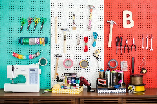 Pegboard Ideas for Craft Room6