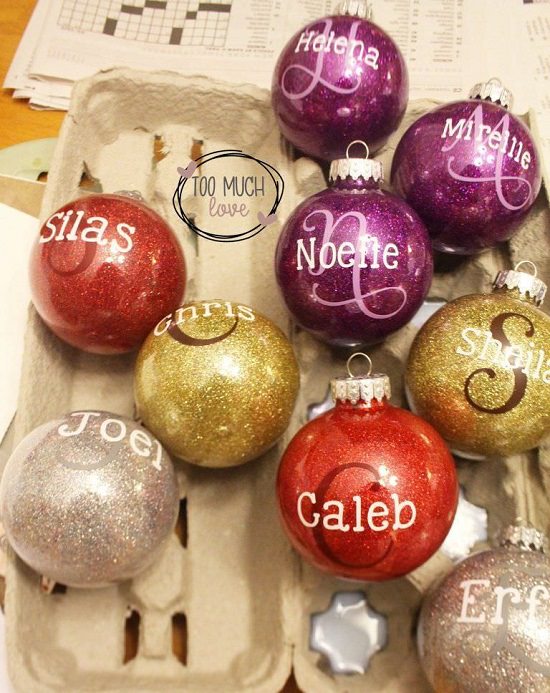 Ornaments with Names