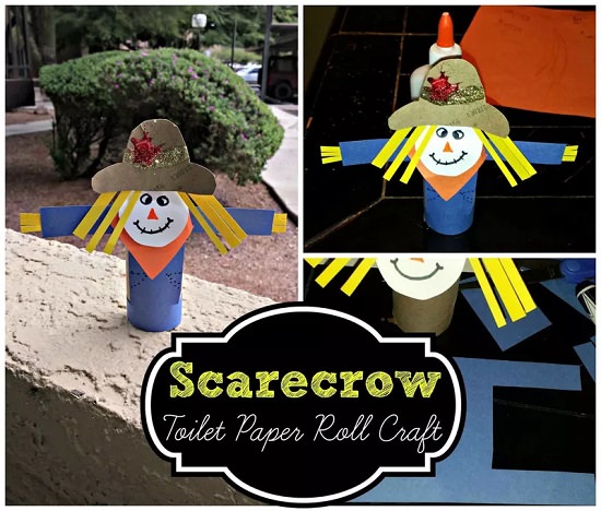 Scarecrow Toilet Paper Roll Crafts