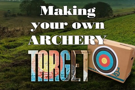 DIY Cardboard Archery Target2