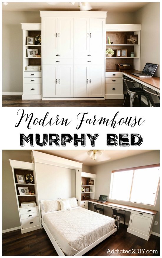 DIY Murphy Bed Ideas1