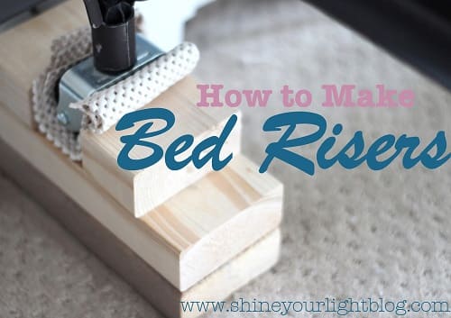 Simple Wooden Bed Risers