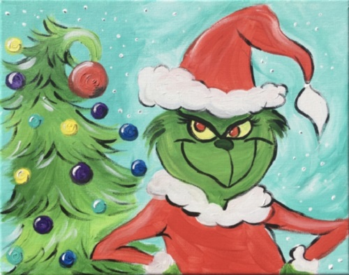 Grinch Painting