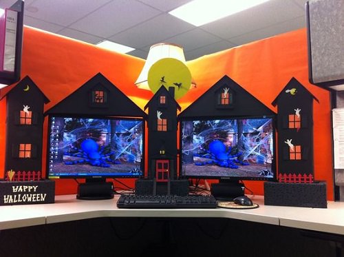 Halloween Cubicle Decorations1