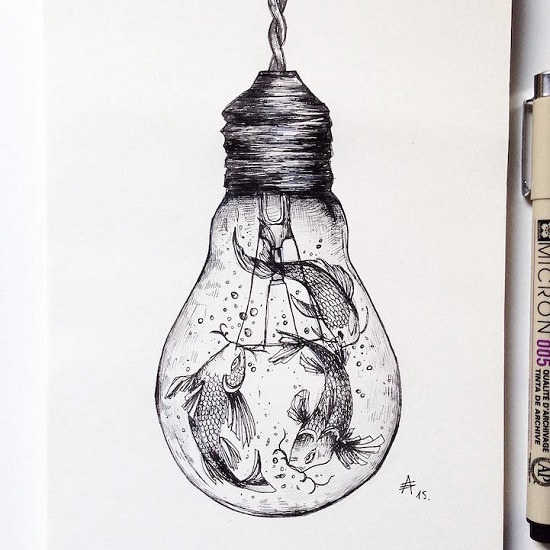Pen Drawing Ideas4
