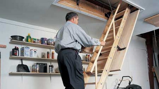Pull-Down Attic Stairs