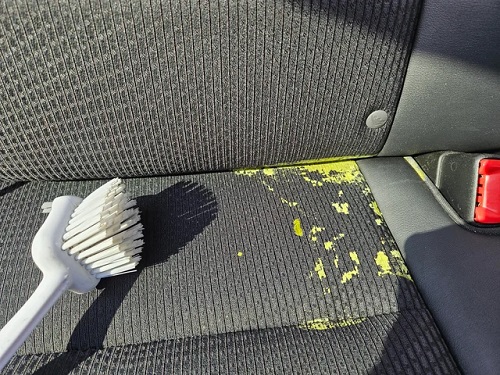 How to Get Slime Out of Car Seat 2